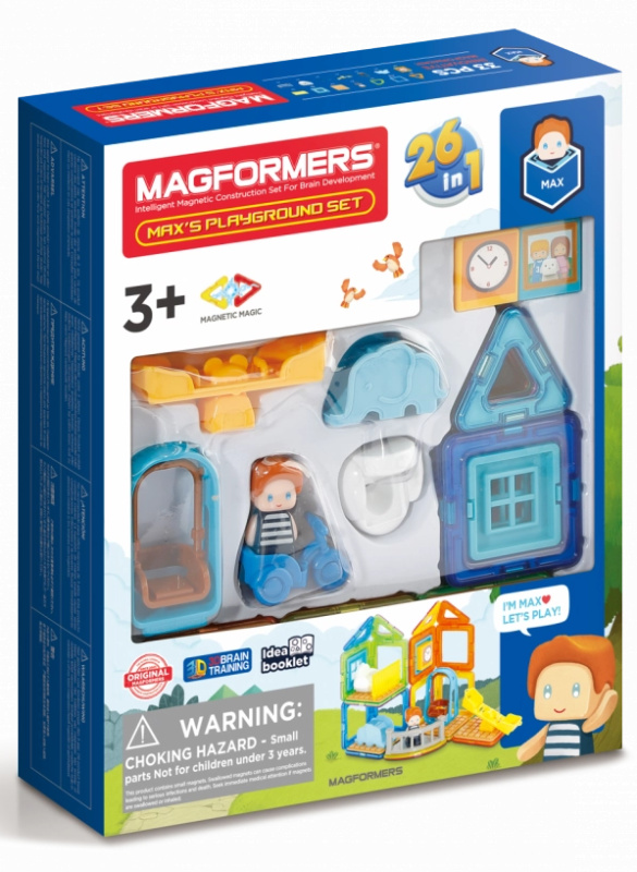 Magnetická stavebnice MAGFORMERS Mini Maxíkovo hřiště 33 dílků