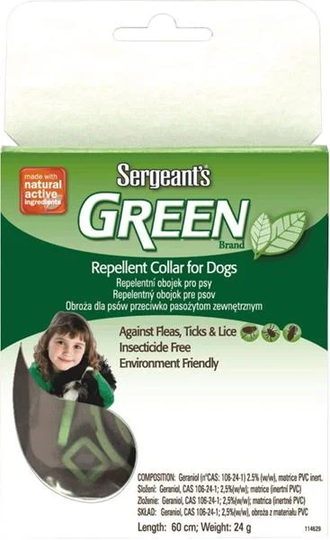 SERGEANT´S Green repelentní obojek pro psy 60 cm 1 kus