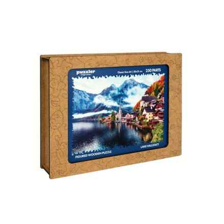 DŘEVĚNÉ BAREVNÉ PUZZLE - Halštatské jezero