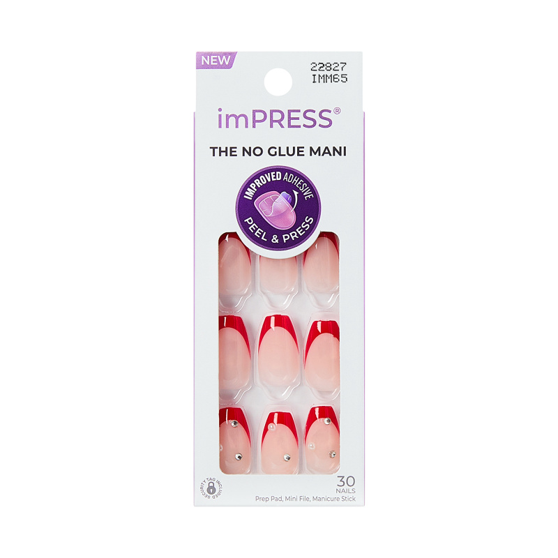 KISS Samolepicí nehty imPRESS Nails Happy World 30 ks
