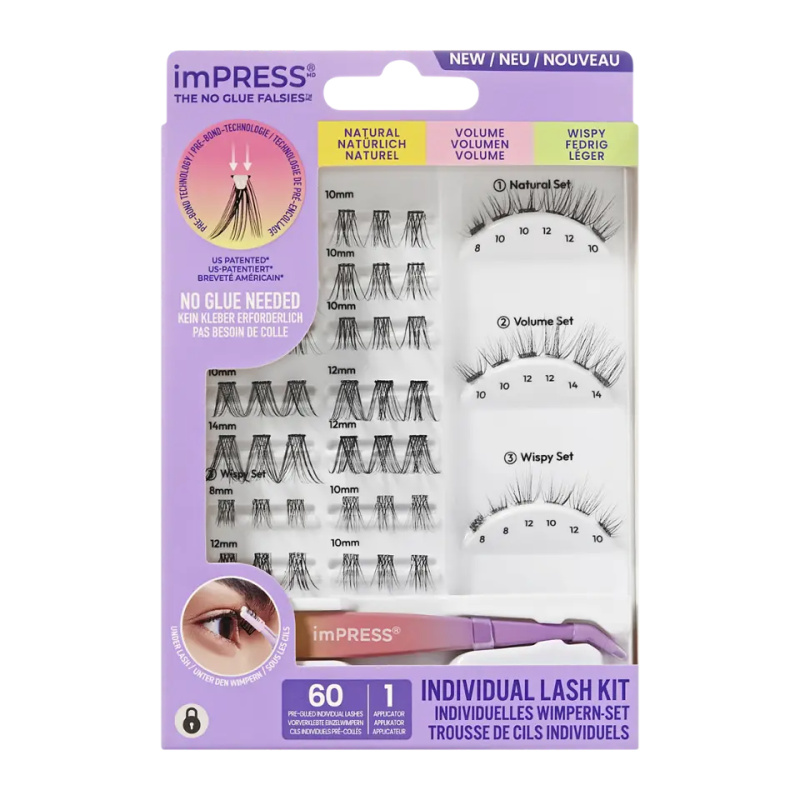 KISS Trsové řasy imPRESS Individual Lash Kit 01
