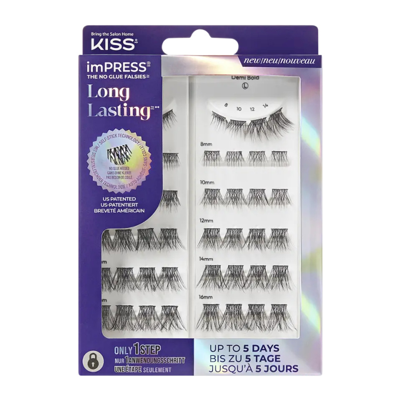 KISS Trsové řasy imPRESS Long Lasting Multi 04