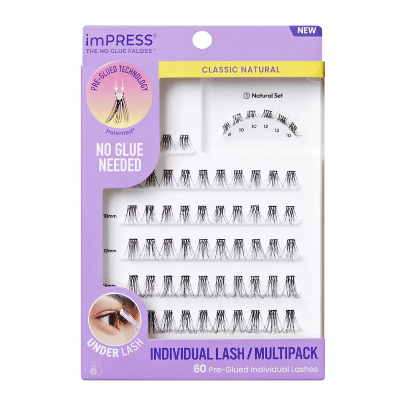 KISS Trsové řasy imPRESS Individual Lash Multipacks 01