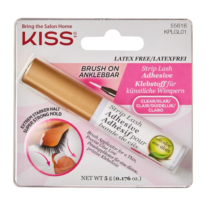 KISS Lepidlo na řasy transparentní Strip Lash Adhesive Clear 5 g