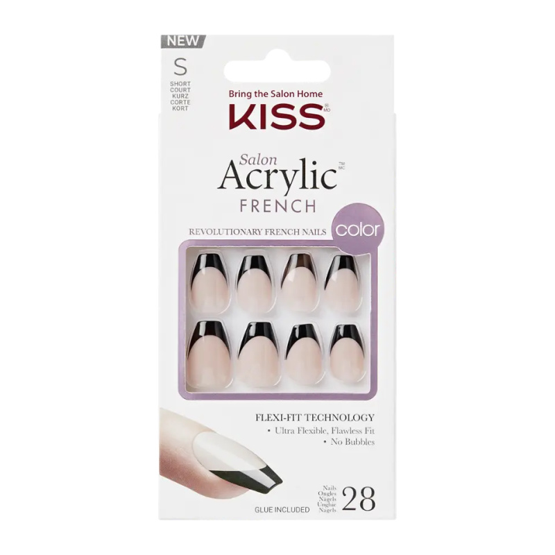 KISS Umělé nehty Acrylic French Flame