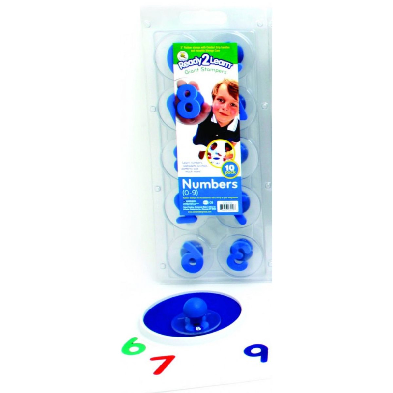 Ready2Learn Velká razítka Číslice 10ks