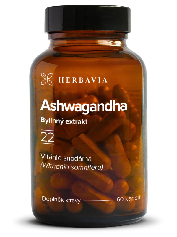 Herbavia Ashwagandha, 60 kapslí
