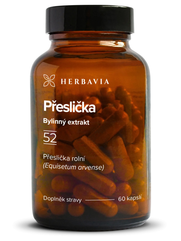 Herbavia Přeslička - Křemík, 60 kapslí