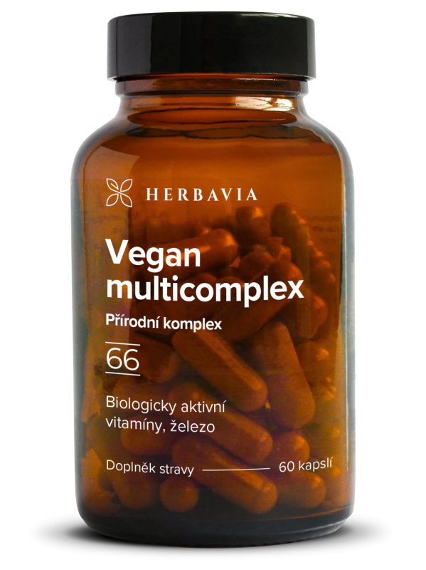 Herbavia Vegan Multicomplex + železo, 60 kapslí