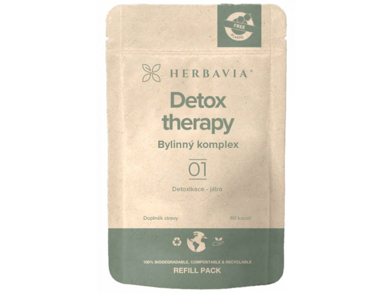 Herbavia Detox therapy, 60 kapslí Kapsle: REFILL PACK