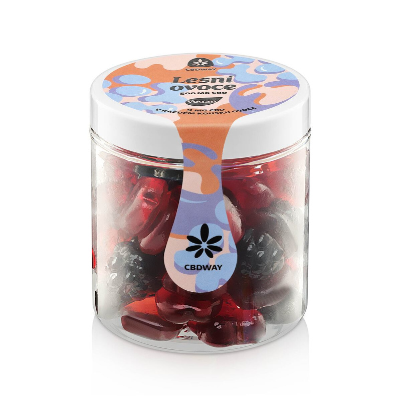 CBD Vegan Lesní směs hmotnost 200 g obsah cbd 500 mg