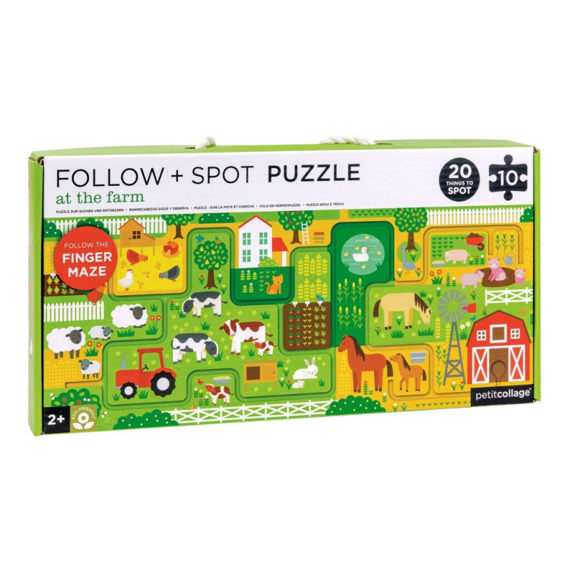 Petitcollage Bludiště a puzzle Farma