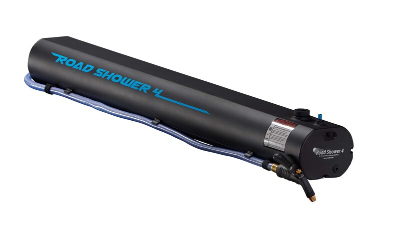 Hliníková solární sprcha RoadShower pro montáž na střešní nosič
