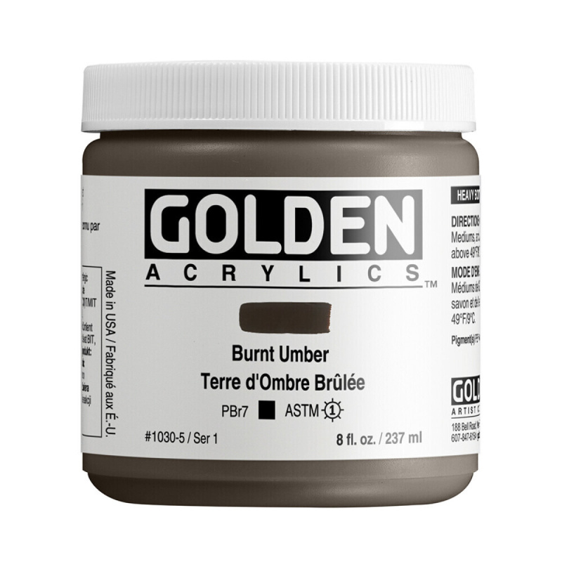 Akryl Golden HB 237ml – 1030 Burnt Umber