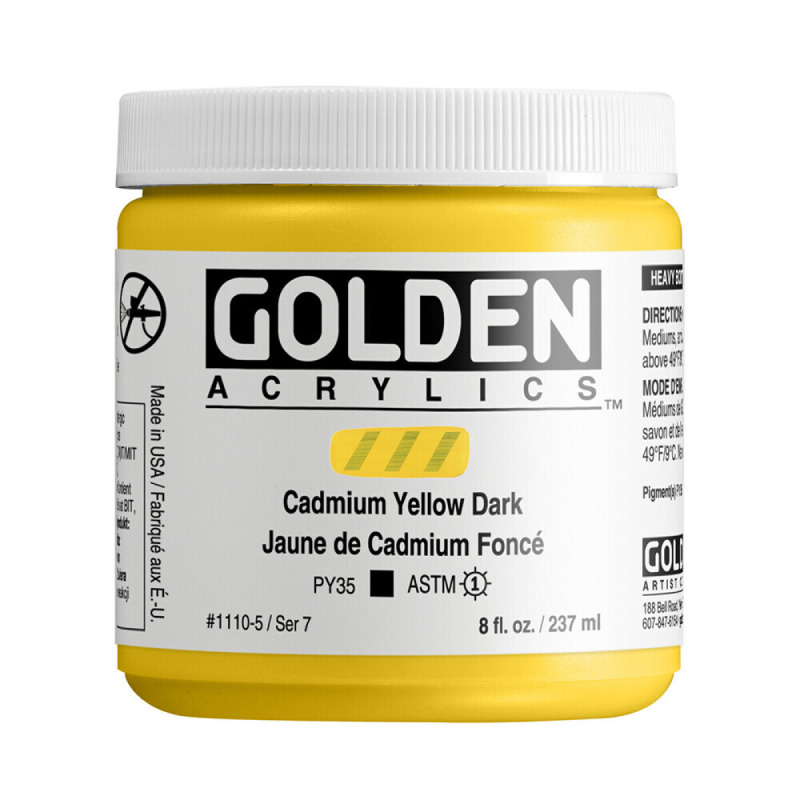 Akryl Golden HB 237ml – 1110 Cadmium Yellow Dark