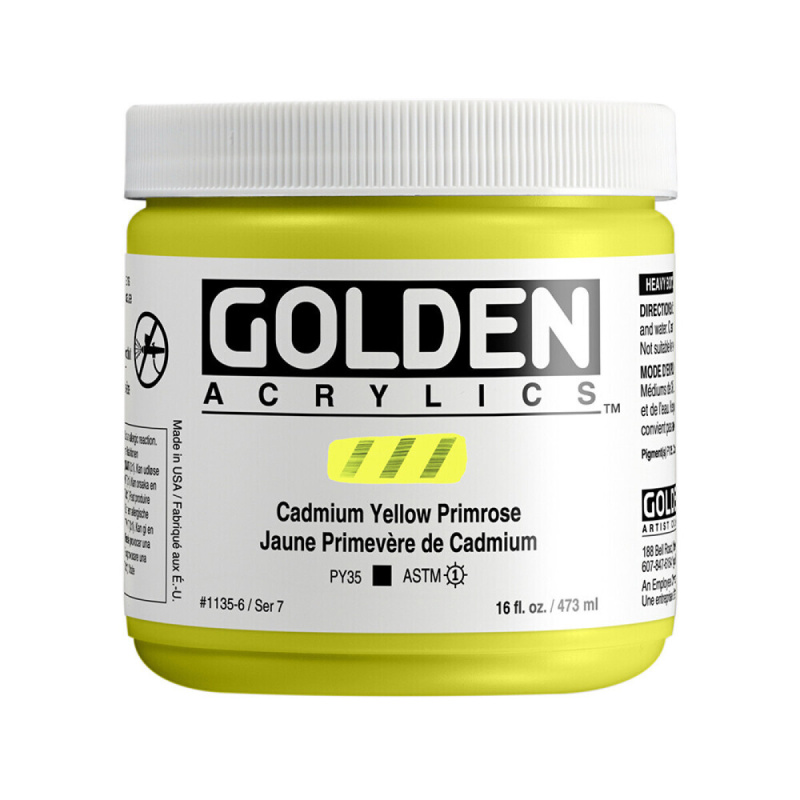 Akryl Golden HB 237ml – 1135 Cadmium Yellow Primrose