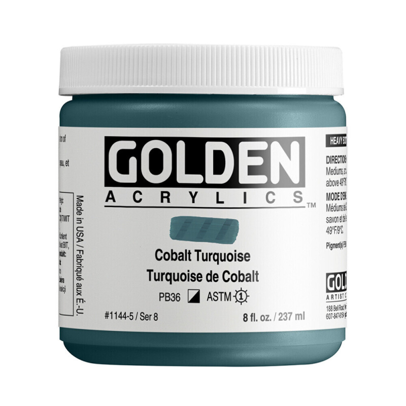 Akryl Golden HB 237ml – 1144 Cobalt Turquois