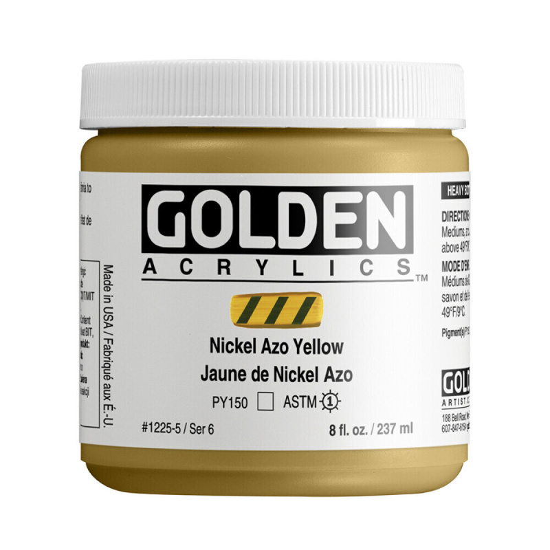 Akryl Golden HB 237ml – 1225 Nickel Azo Yellow