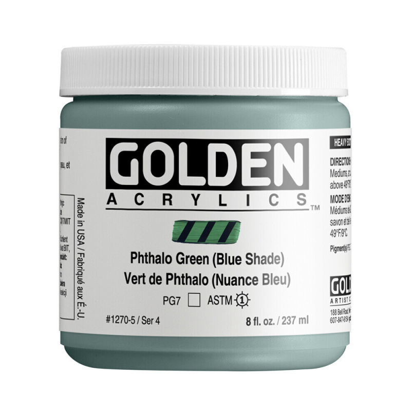 Akryl Golden HB 237ml – 1270 Phthalo Green (Blue Shade)