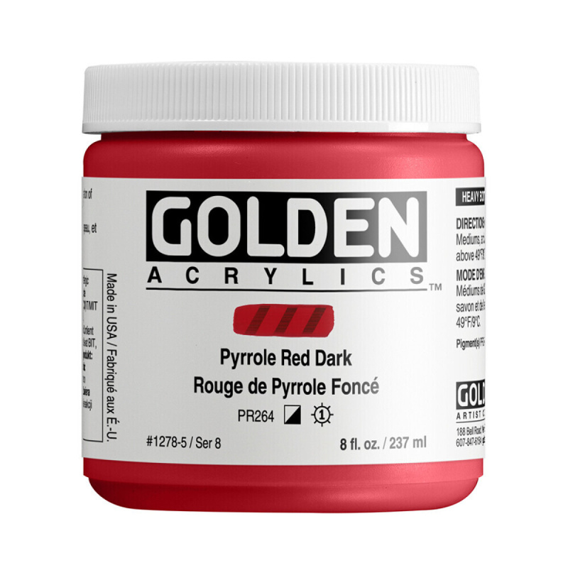 Akryl Golden HB 237ml – 1278 Pyrrole Red Dark