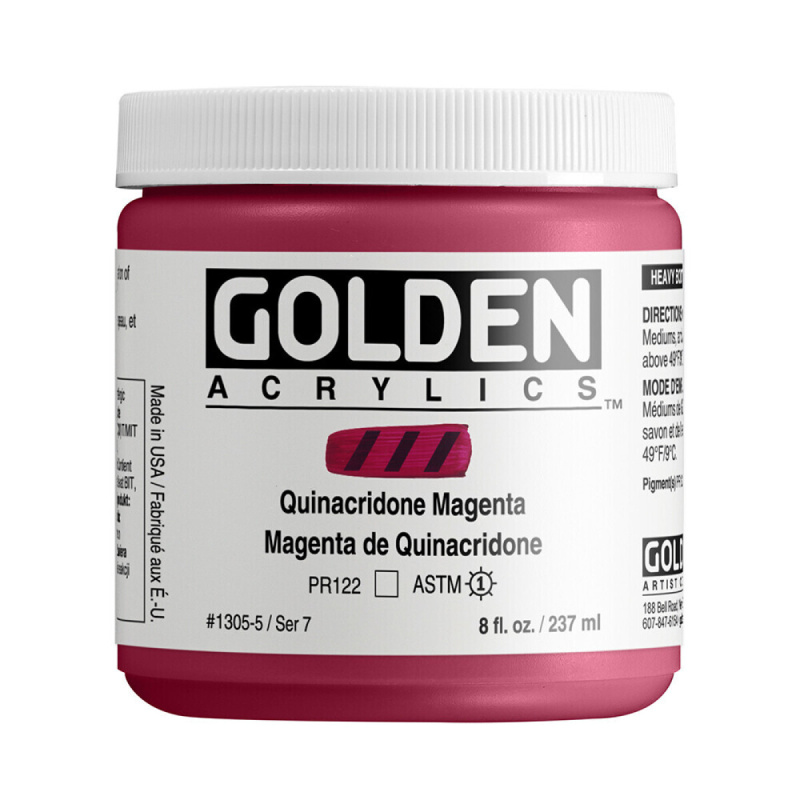 Akryl Golden HB 237ml – 1305 Quinacridone Magenta