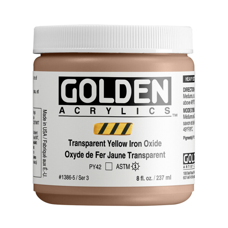 Akryl Golden HB 237ml – 1386 Transparent Yellow Iron Oxide