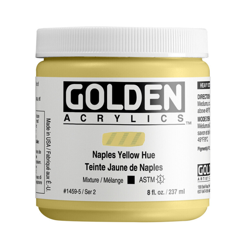 Akryl Golden HB 237ml – 1459 Naples Yellow Hue