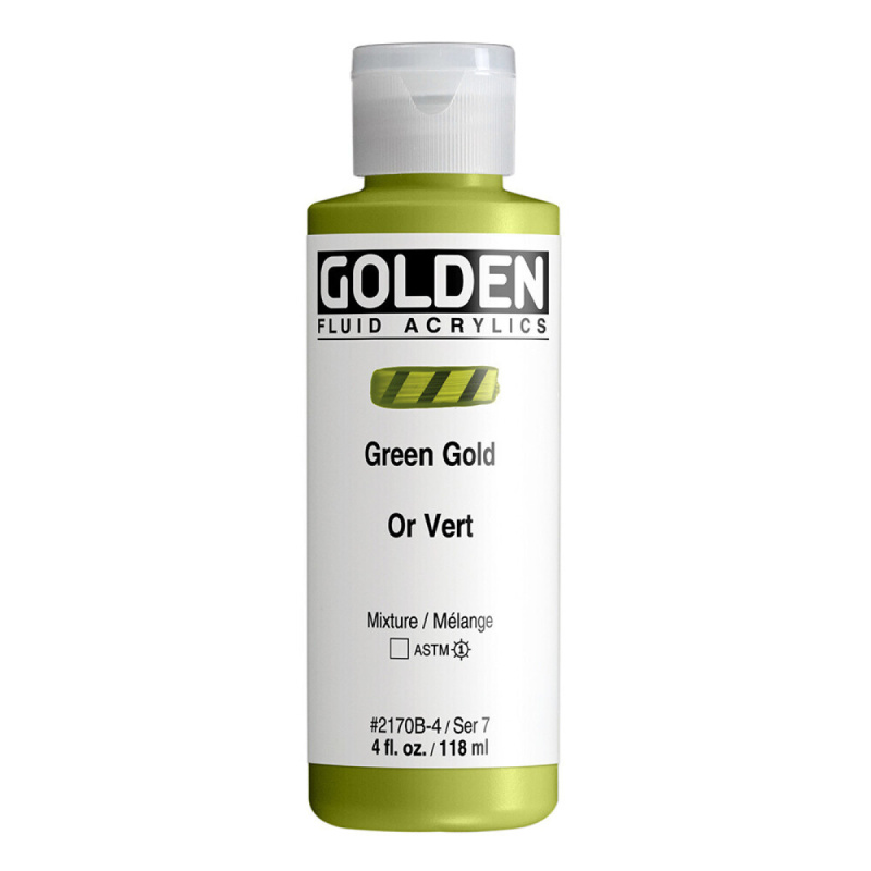 Akryl Golden Fluid 118ml – 2170 Green Gold