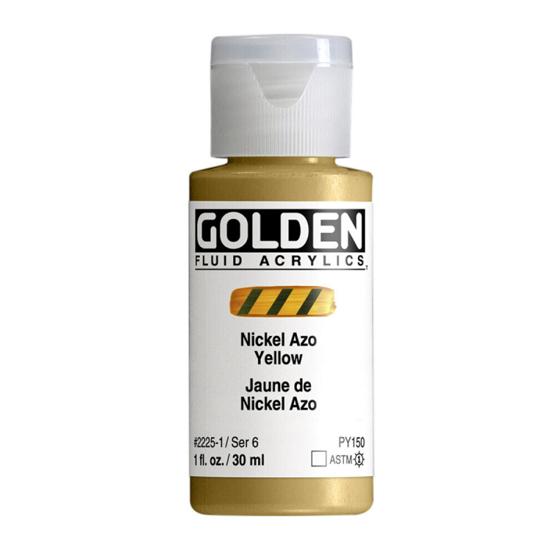 Akryl Golden Fluid 30ml – 2225 Nickel Azo Yellow