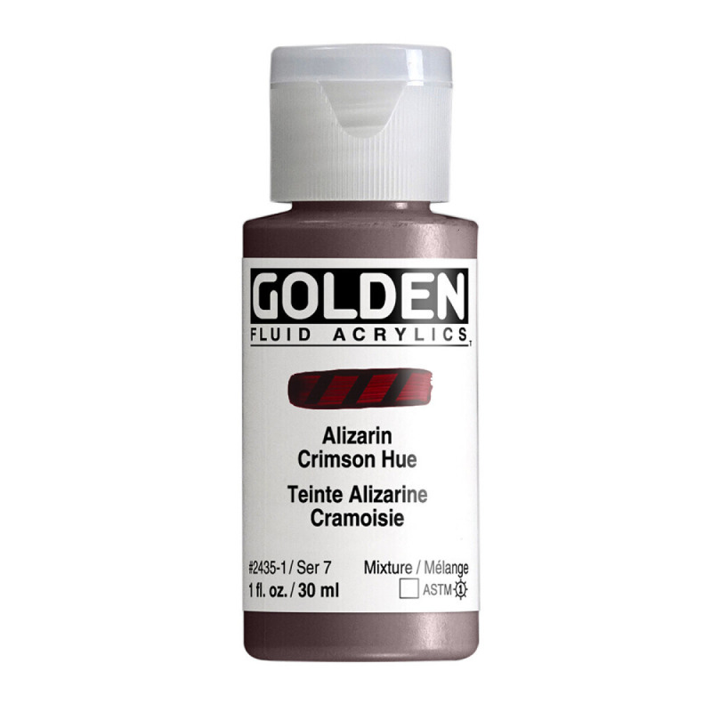 Akryl Golden Fluid 30ml – 2435 Alizarin Crimson Hue