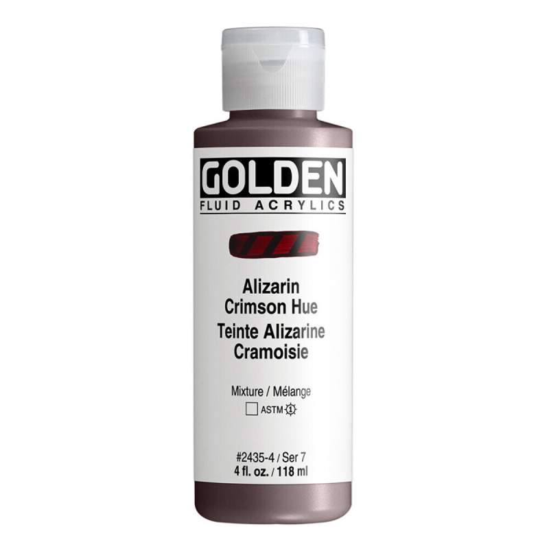 Akryl Golden Fluid 118ml – 2435 Alizarin Crimson Hue