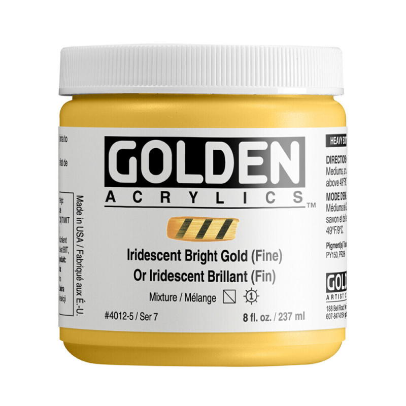 Akryl Golden HB 237ml – 4012 Iridescent Bright Gold (Fine)