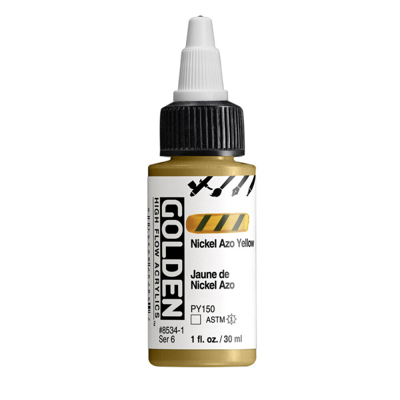 Akryl Golden High Flow 30ml – 8534 Nickel Azo Yellow