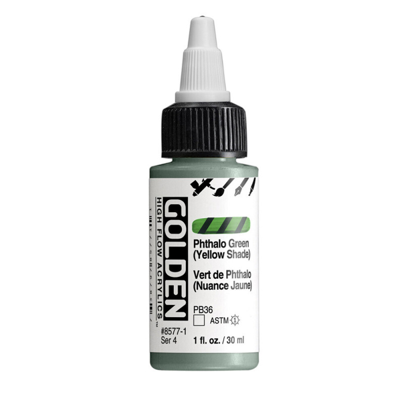 Akryl Golden High Flow 30ml – 8577 Phthalo Green (Yellow Shade)