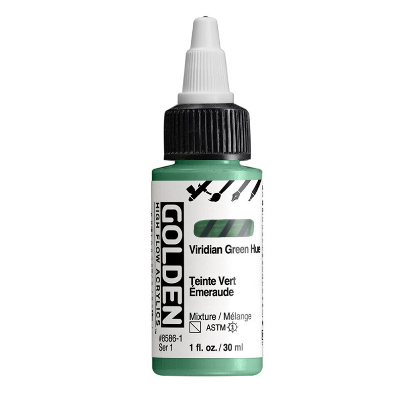Akryl Golden High Flow 30ml – 8586 Viridian Green Hue