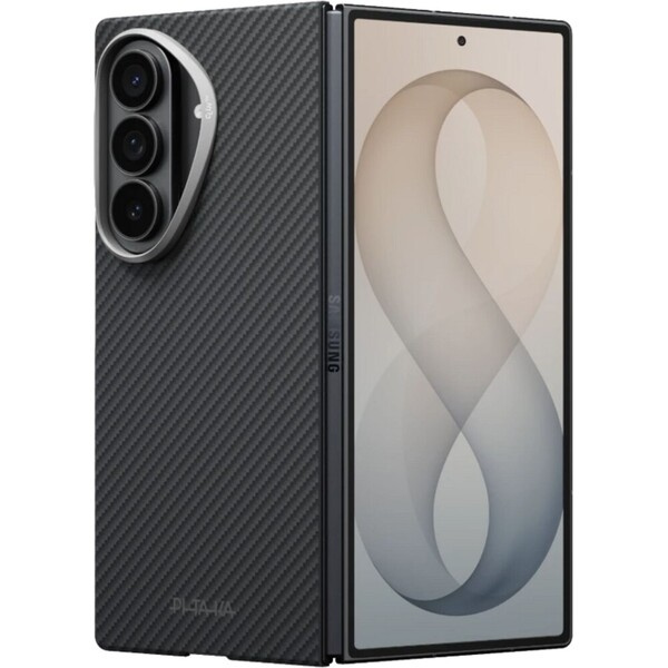 Pitaka Edge Case Back Cover MagSafe kryt Samsung Galaxy Z Fold8 Ultra Black/Grey