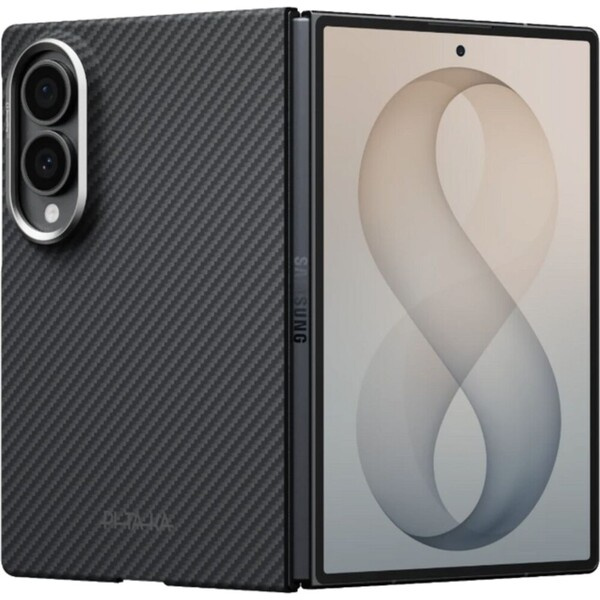 Pitaka Edge Case Back Cover MagSafe kryt Samsung Galaxy Z Fold8 Black/Grey