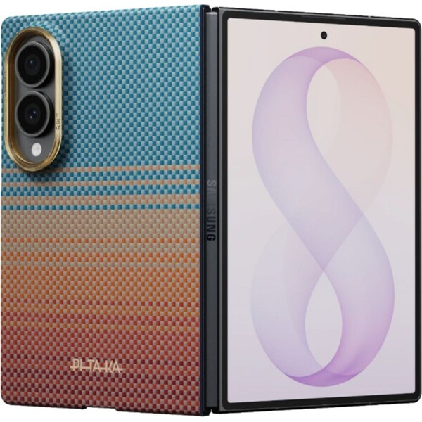 Pitaka Edge Case Back Cover MagSafe kryt Samsung Galaxy Z Fold8 California Dream Sunset 2.0