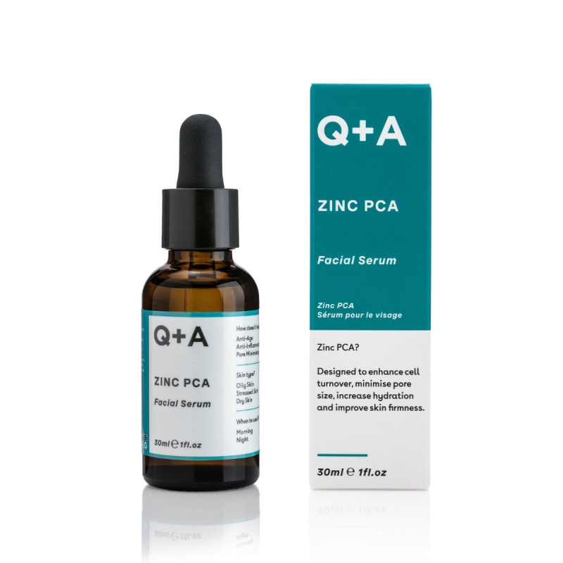 Q+A Zinc PCA pleťové sérum pro vyhlazení pleti a minimalizaci pórů 30 ml