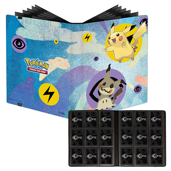 UltraPro Pokémon A4 album na karty na 360 karet Pikachu and Mimikyu