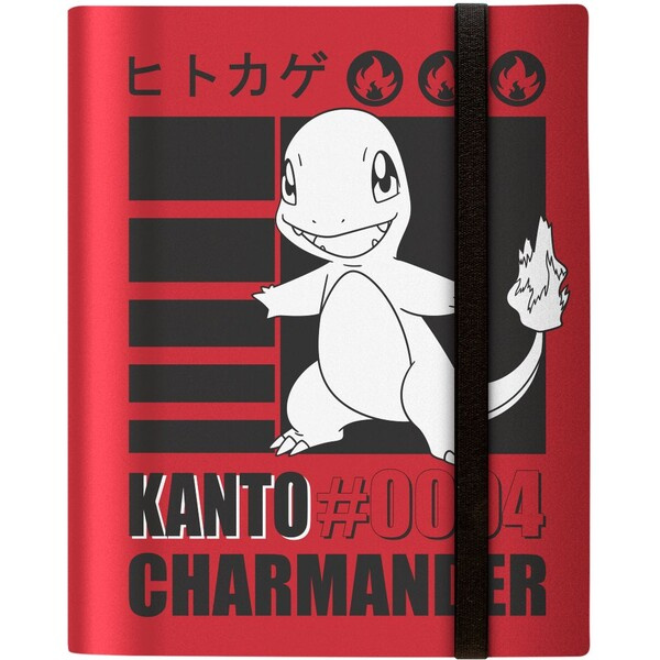 Pokémon UP: GS Charmander PRO-Binder album na 360 karet Černá/červená
