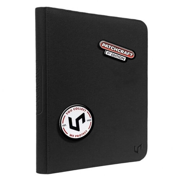 Album na karty UltraPro Patchcraft Zippered 9-Pocket PRO-Binder - Black