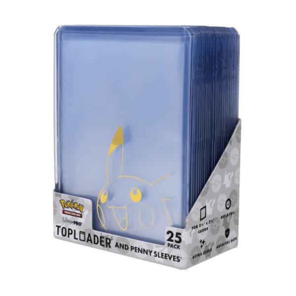 Pokémon UP: Pikachu Toploader and Penny Sleeves Combo Pack (25pack)