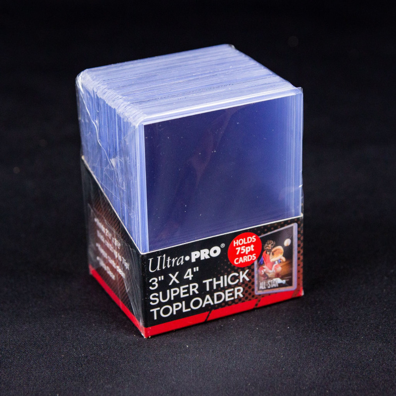 Toploader Ultra Pro 3x4 Super Thick 75PT Toploaders - 25 ks