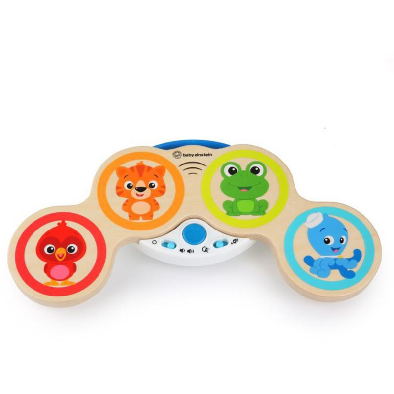 Baby Einstein Magic Touch Drums Wooden hudební hračka ze dřeva 6m+ 1 ks
