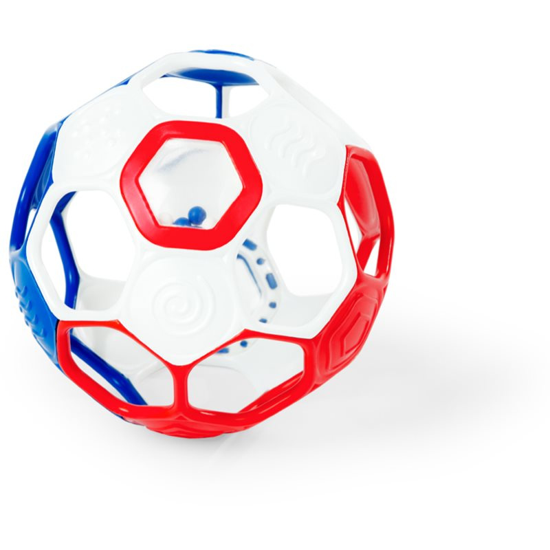 Oball Rattle Goals™ senzorický míček Red, White & Blue 0m+ 1 ks