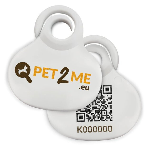 Pet2Me QR identifikační medailonek