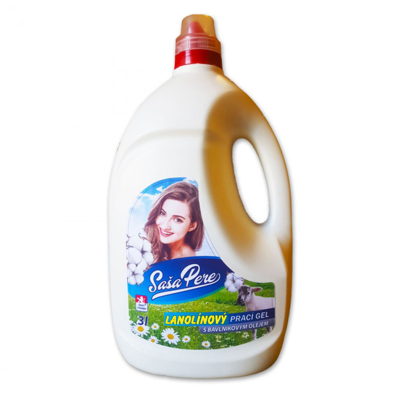 OVČÍ VĚCI Lanolinový prací gel s bavlníkovým olejem 3 L