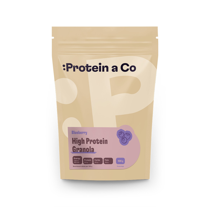 Protein a Co Granola high protein borůvka 400 g