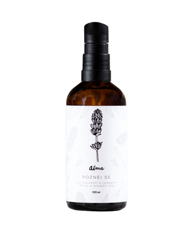 Alma Relaxační tělový a masážní olej Poznej se 100 ml